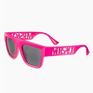 Versace 53MM Plastic Rectangular Sunglasses Pink